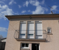 APRES :  Volets rénovation  Alu Motoriser Radio Solaire coffre 1/4 de rond